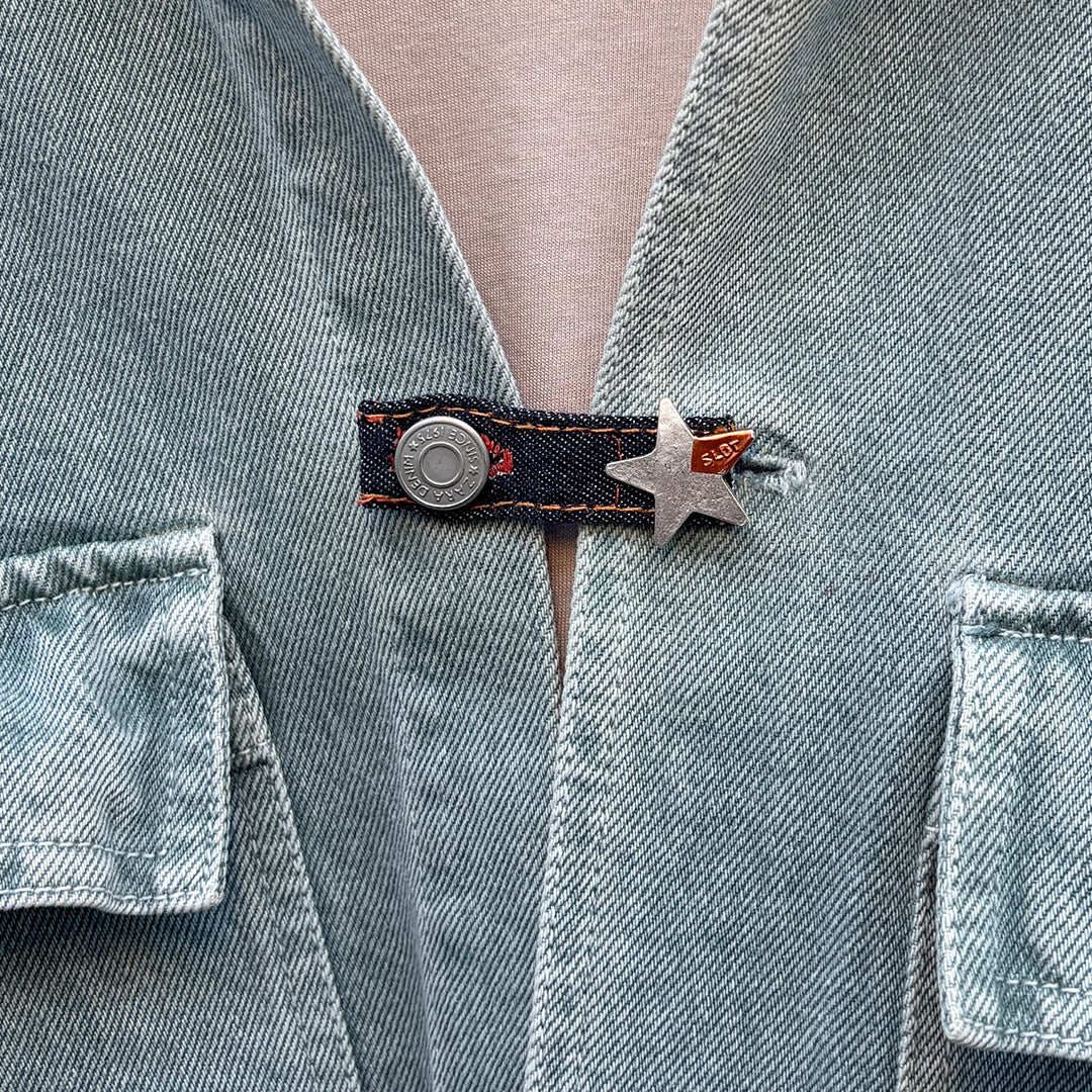 Stella punta in rame - Denim