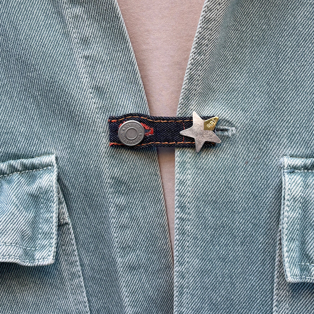 Stella punta oro - Denim