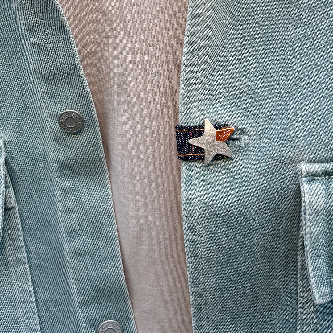 Stella punta in rame - Denim