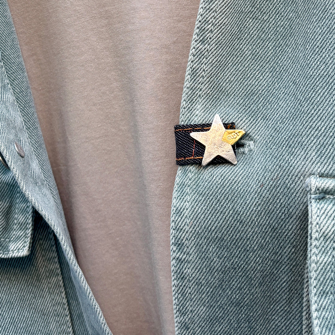Stella punta oro - Denim
